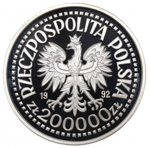 Third Republic, 200,000 zl 1992 - 500th anniversary of the discovery of America