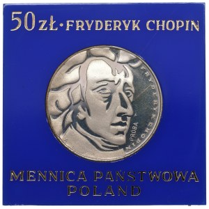 PRL, 50 zloty 1972 - Chopin SAMPLE