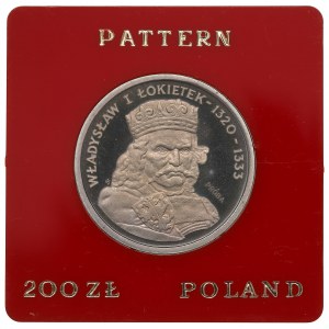 PRL, 200 złotych 1986 Władysław I Łokietek - Próba CuNi