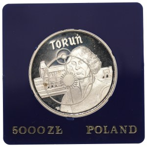 People's Republic of Poland, 5,000 zloty 1989 - Torun