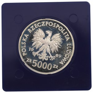 People's Republic of Poland, 5,000 zloty 1989 - Torun