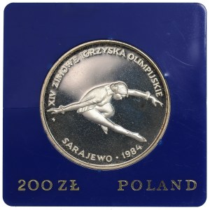 PRL, 200 złotych 1984 - Zimowe Igrzyska Olimpijskie