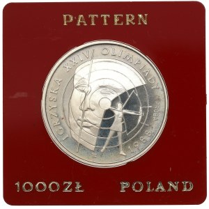 People's Republic of Poland, 1,000 gold 1987 Olympics - Trials