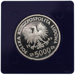 People's Republic of Poland, 5,000 zloty 1989 - Ladislaus II Jagiello