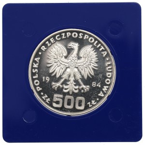 PRL, 500 złotych 1984 Ochrona środowiska - Łabędź