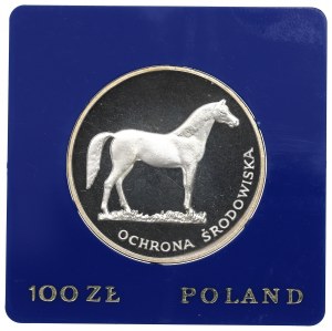 People's Republic of Poland, 100 zloty 1981 Environmental Protection - Horse