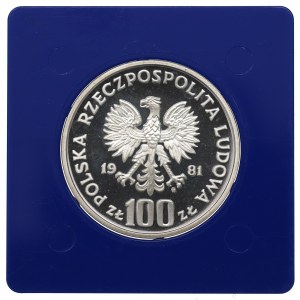 People's Republic of Poland, 100 zloty 1981 Environmental Protection - Horse