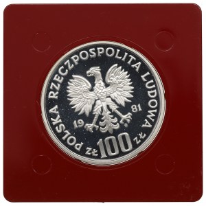 People's Republic of Poland, 100 zloty 1981 Environmental Protection - Sample Horse