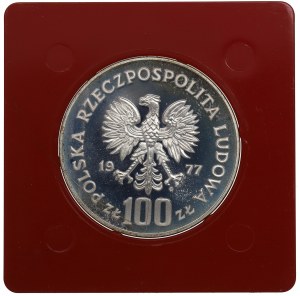 People's Republic of Poland, 100 zloty 1977 Environmental Protection - Bison Sample