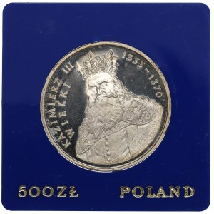 PRL, 500 złotych 1987 - Kazimierz III Wielki