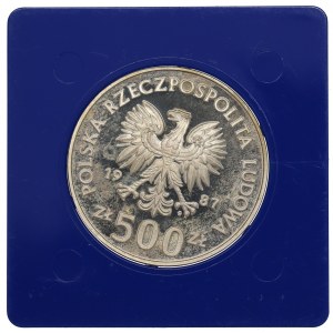 PRL, 500 złotych 1987 - Kazimierz III Wielki