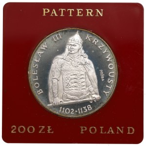 PRL, 200 złotych 1982 Krzywousty - Próba