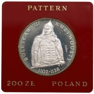 People's Republic of Poland, 200 gold 1982 Crooked - Sample
