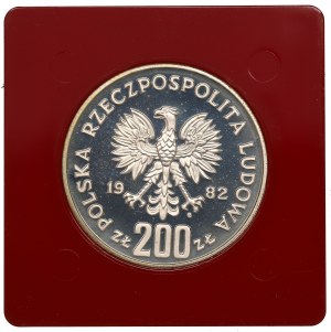 People's Republic of Poland, 200 gold 1982 Crooked - Sample