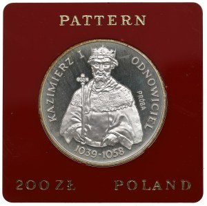 People's Republic of Poland, 200 gold 1980 Kaziemierz I Odnowiciel - Sample