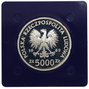 PRL, 5.000 złotych 1989 - Władysław II Jagiełło