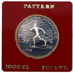 PRL, 1.000 złotych 1987 Olimpiada - Próba