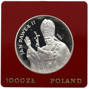 PRL, 1.000 złotych 1982 Jan Paweł II - Próba