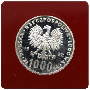 PRL, 1.000 złotych 1982 Jan Paweł II - Próba