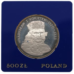 PRL, 500 złotych 1986 - Władysław I Łokietek