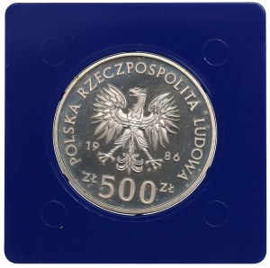 People's Republic of Poland, 500 zloty 1986 - Władysław I the Elbow High.