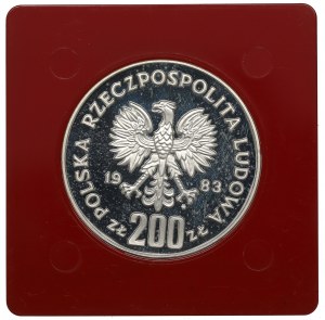 People's Republic of Poland, 200 gold 1983 300 years of the Battle of Vienna - Sample