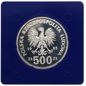 PRL, 500 złotych 1985 - 40 lat ONZ