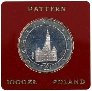 People's Republic of Poland, 1,000 zloty 1987 Wroclaw - Sample