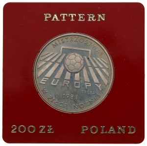 People's Republic of Poland, 200 zloty 1987 World Cup - CuNi Sample