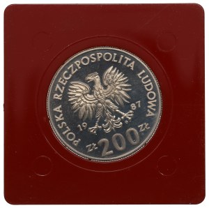 People's Republic of Poland, 200 gold 1987 Olympic Games - CuNi sample