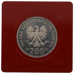 People's Republic of Poland, 200 gold 1985 Mexico '86 - CuNi Sample
