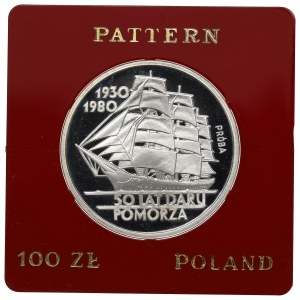 People's Republic of Poland, 100 gold 1980 Gift of Pomerania - Sample