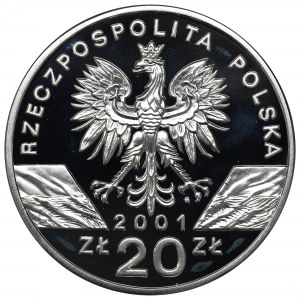 III RP, 20 złotych 2001 Paź królowej