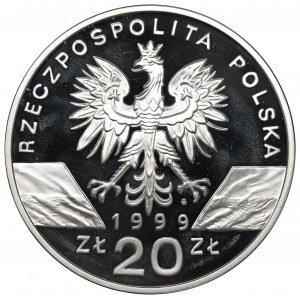 III RP, 20 zlotych 1999, Wolf