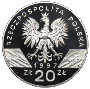 Third Republic, 20 gold 1997 - Stag Hornbill