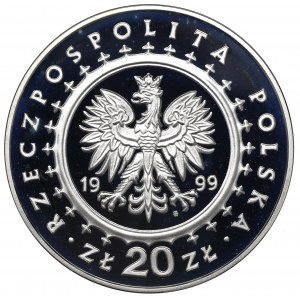III RP, 20 złotych 1999 Pałac Potockich Radzyń Podlaski
