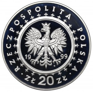 III RP, 20 zloty 1999 Potocki Palace Radzyń Podlaski