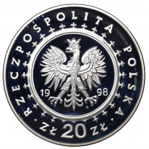 III RP, 20 złotych 1998 Zamek w Kórniku