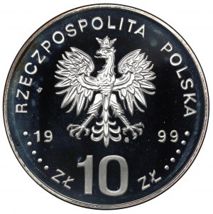 Third Republic, 10 gold 1999 Ladislaus IV Vasa.
