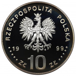 Third Republic, 10 gold 1999 Ladislaus IV Vasa.