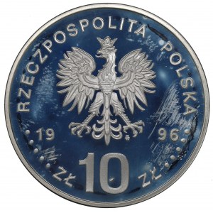 III RP, 10 złotych 1996 Zygmunt II August - półpostać