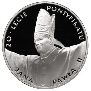III RP, 10 złotych 1998 20-lecie pontyfikatu Jana Pawła II