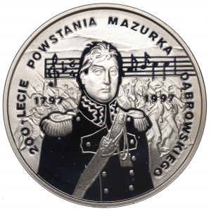 III RP, 10 złotych 1996 200 lecie Powstania Mazurka Dąbrowskiego