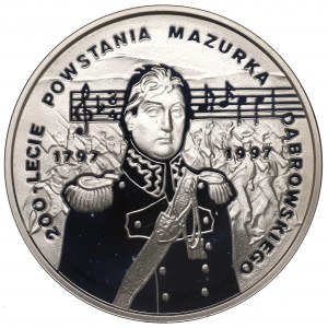 Third Republic, 10 gold 1996 200th anniversary of the creation of the Dabrowski Mazurka