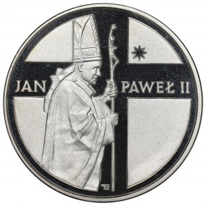 People's Republic of Poland, 10,000 zloty 1989 - John Paul II half figure