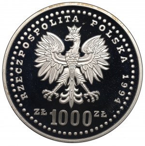 III RP, 1,000 gold 1994 XV World Cup