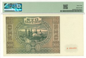 GG, 100 gold 1941 A - PMG 64