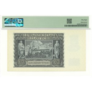 GG, 20 zloty 1940 K - PMG 64