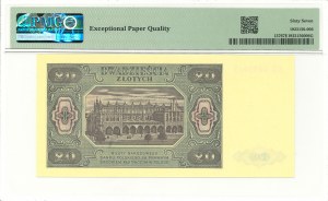 People's Republic of Poland, 20 gold 1948 KE - PMG 67 EPQ
