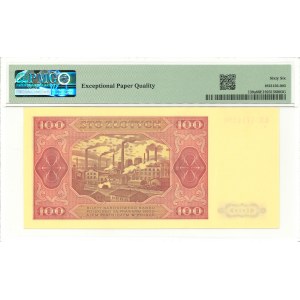 PRL, 100 złotych 1948 KR - PMG 66 EPQ